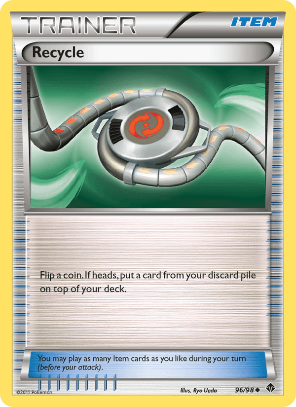 Recycle 96/98 Emerging Powers English Pokémon card