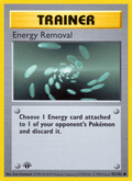 Energy Removal 92/102 Base Set English Pokémon card