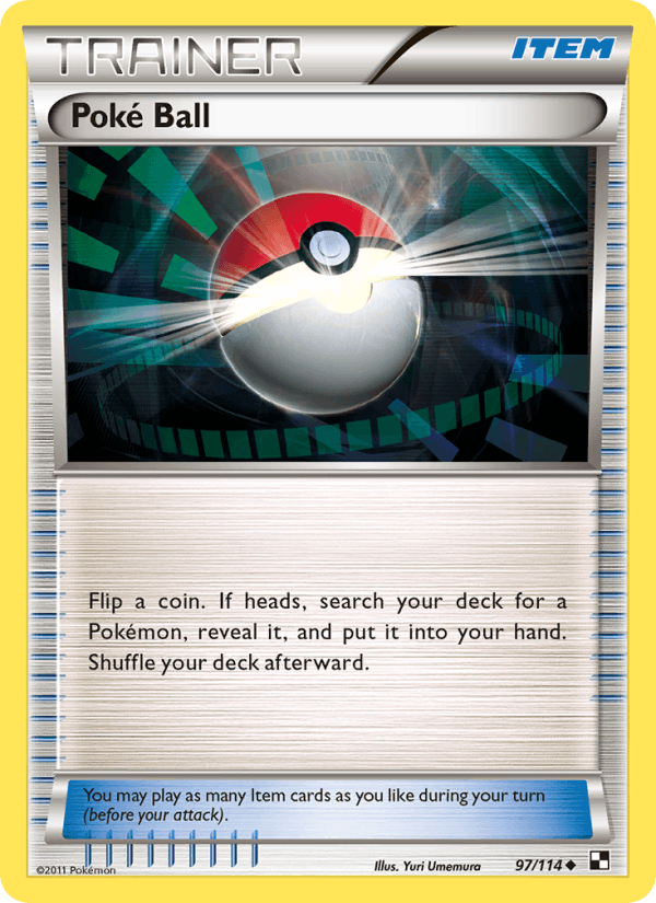 Poké Ball 97/114 Black & White English Pokémon card
