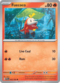 Fuecoco 23/182 Paradox Rift English Pokémon card