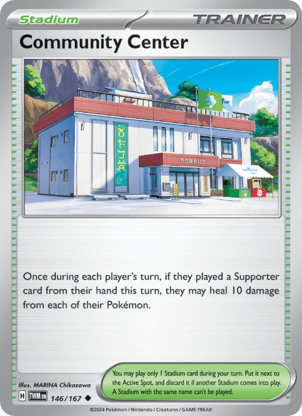 Community Center 146/167 Twilight Masquerade English Pokémon card