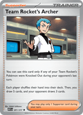 Team Rocket's Archer 201/217 Ascended Heroes English Pokémon card