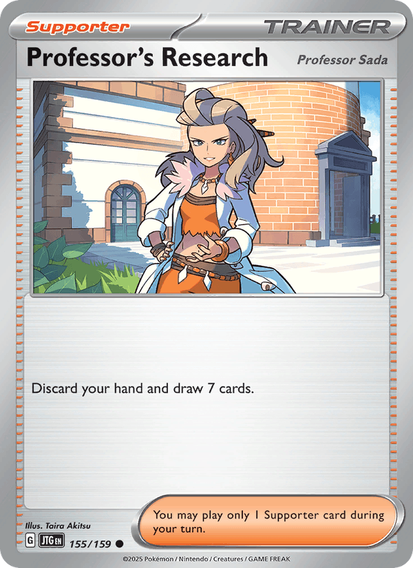 Professor's Research 155/159 Journey Together English Pokémon card