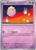 Drifloon 60/142 Stellar Crown English Pokémon card
