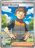 Brock's Scouting 179/159 Journey Together English Pokémon card