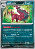 Scolipede 56/86 Black Bolt English Pokémon card