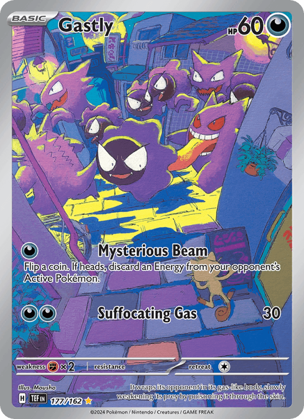 Gastly 177/162 Temporal Forces English Pokémon card