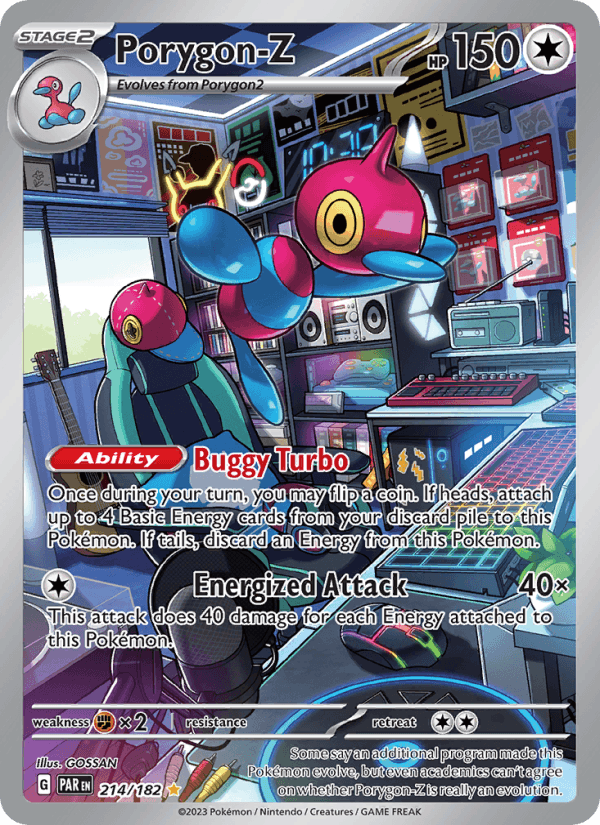 Porygon-Z 214/182 Paradox Rift English Pokémon card
