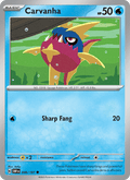 Carvanha 46/197 Obsidian Flames English Pokémon card