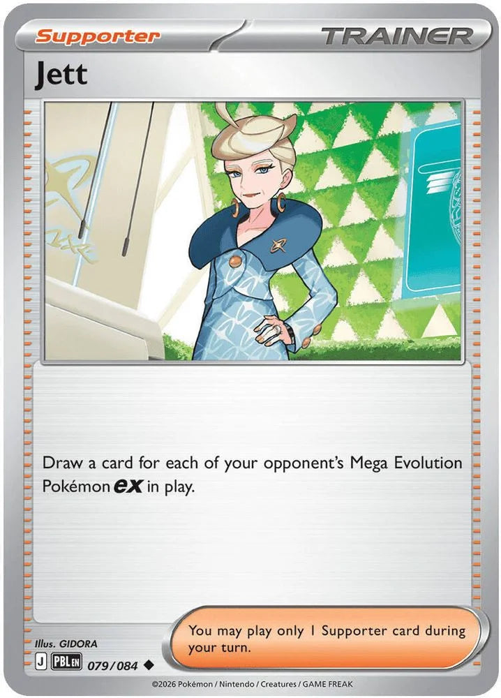 Jett 79/84 Pitch Black English Pokémon card