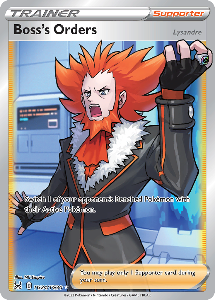 Boss's Orders TG24/30 Lost Origin Trainer Gallery English Pokémon card