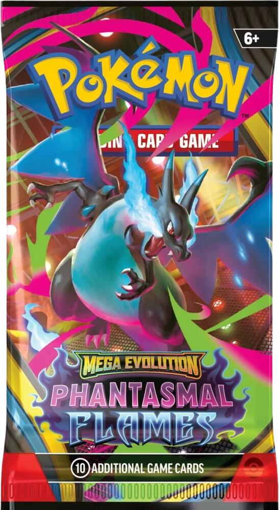 Phantasmal Flames Booster Pack English Pokémon TCG product