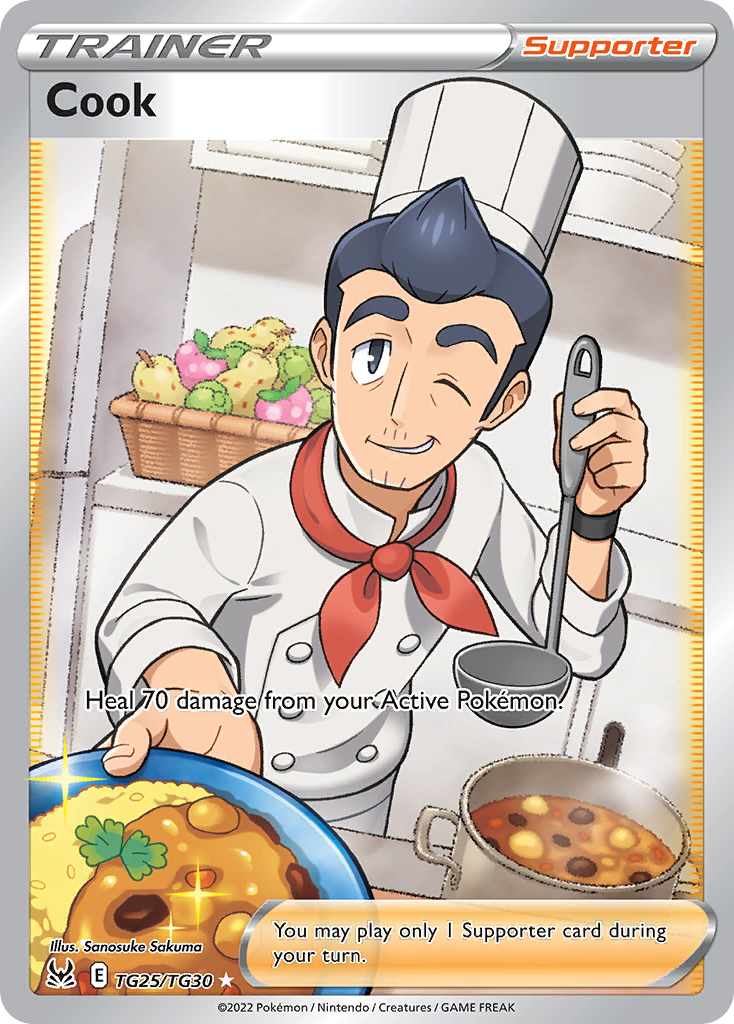Cook TG25/TG30 Lost Origin Trainer Gallery English Pokémon card
