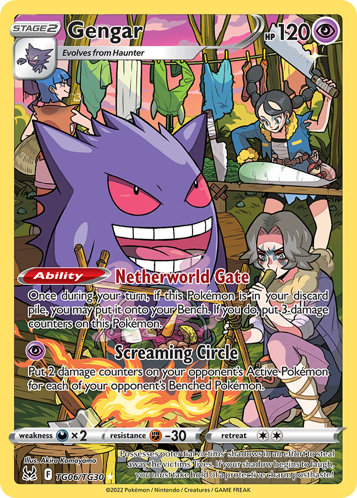Gengar TG06/TG30 Lost Origin Trainer Gallery English Pokémon card