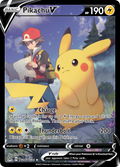 Pikachu V TG16/TG30 Lost Origin Trainer Gallery English Pokémon card