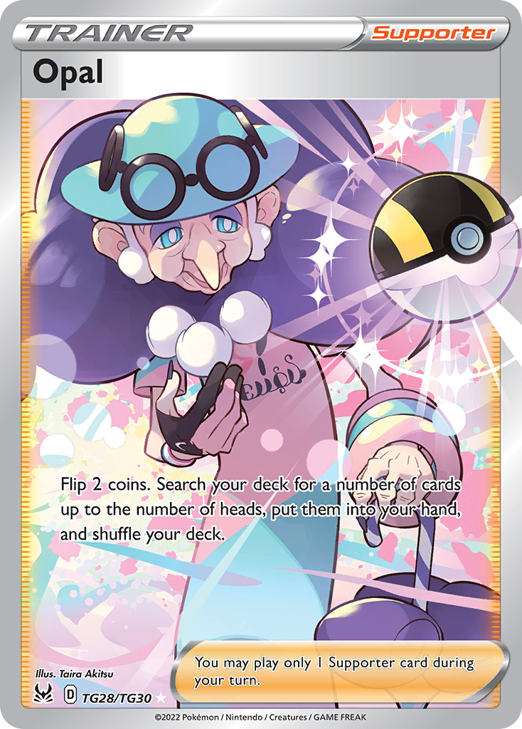 Opal TG28/30 Lost Origin Trainer Gallery English Pokémon card