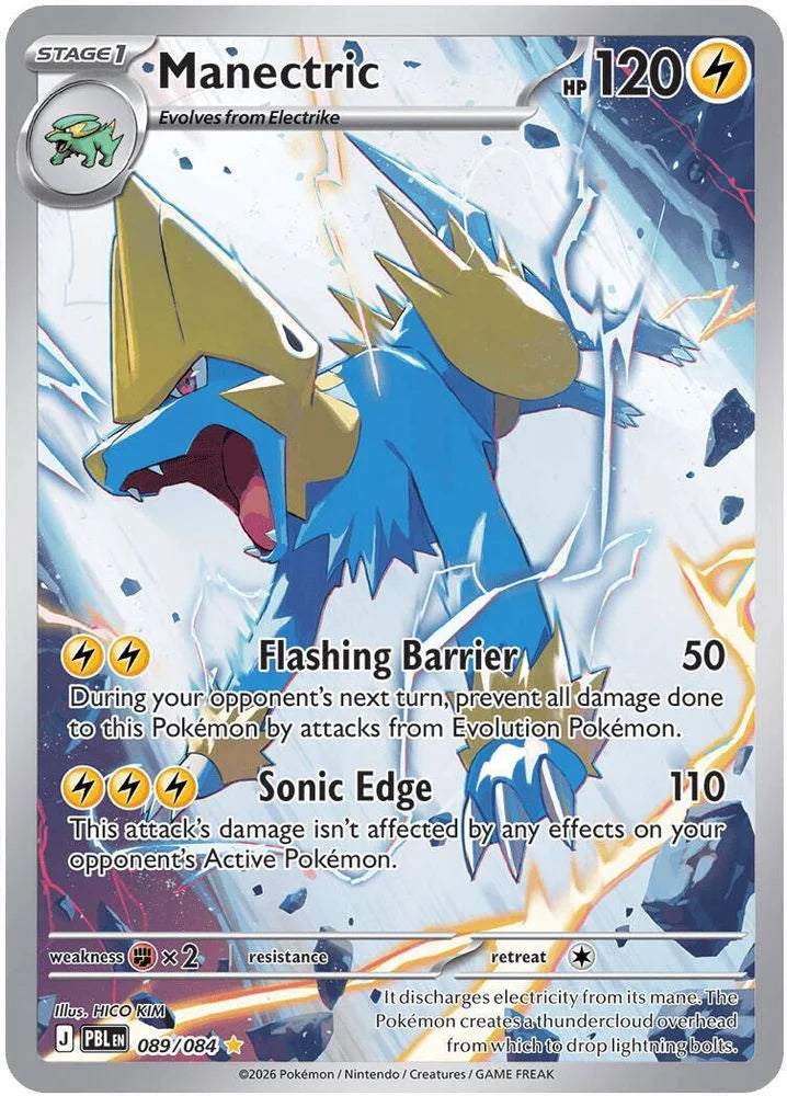 Manectric 89/84 Pitch Black English Pokémon card