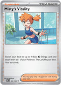 Misty's Vitality 80/84 Pitch Black English Pokémon card