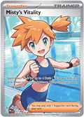 Misty's Vitality 111/84 Pitch Black English Pokémon card