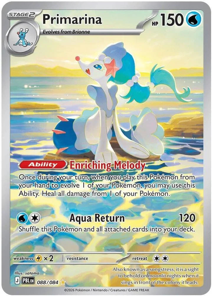 Primarina 88/84 Pitch Black English Pokémon card