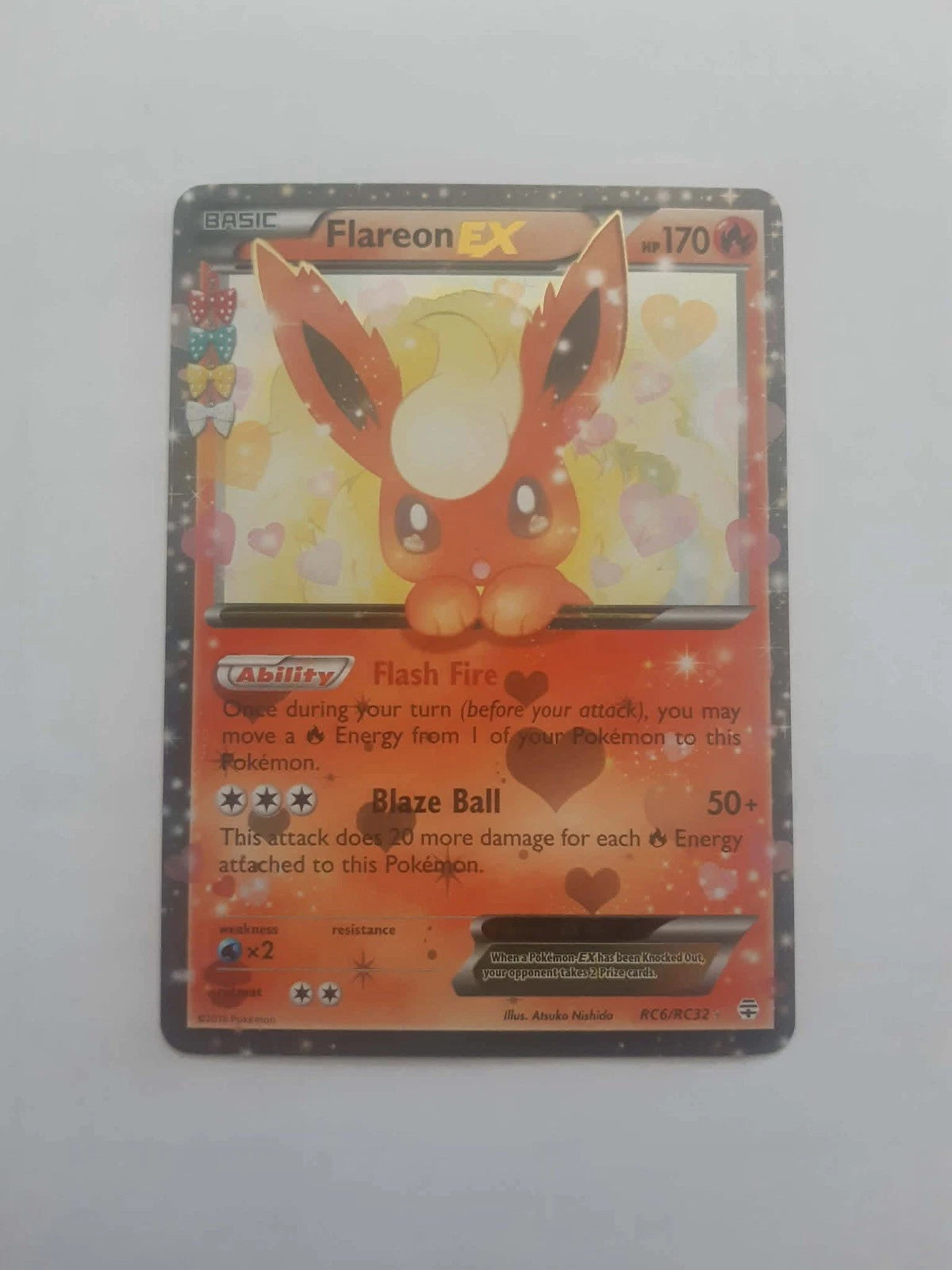 Flareon EX RC6/RC32 - Pokémon Generations Radiant Collection Holo