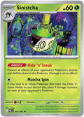 Sinistcha 6/84 Pitch Black English Pokémon card