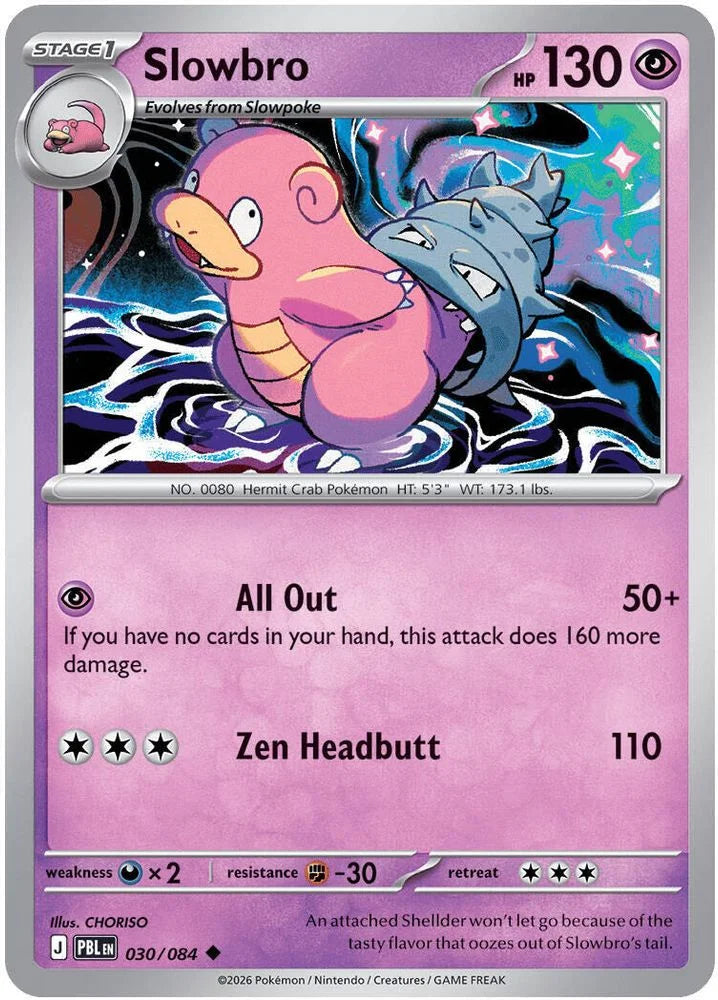 Slowbro 30/84 Pitch Black English Pokémon card