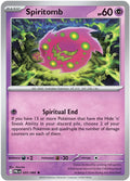 Spiritomb 35/84 Pitch Black English Pokémon card