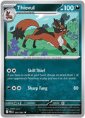 Thievul 54/84 Pitch Black English Pokémon card