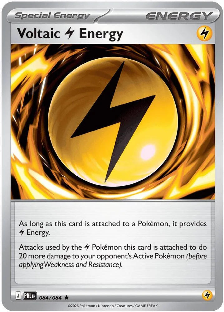 Voltaic Electric Energy 84/84 Pitch Black English Pokémon card