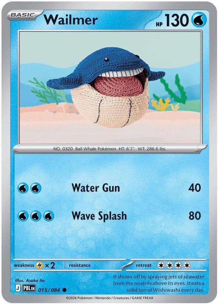 Wailmer 15/84 Pitch Black English Pokémon card