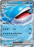 Wailord ex 16/84 Pitch Black English Pokémon card